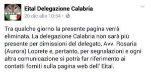 Antonio Colonna EITAL calabria